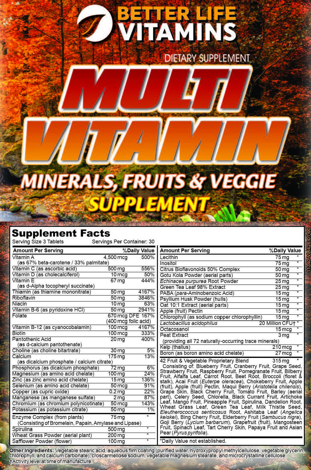 Better Life Multi Vitamins